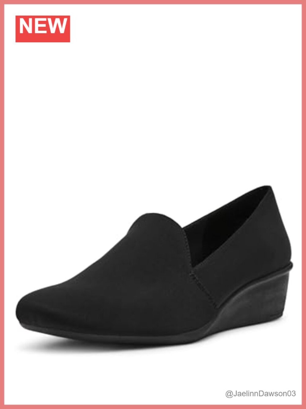 Anne Klein Wedge Heel Pump Slip-On Business Casual Office Comfortable Almond